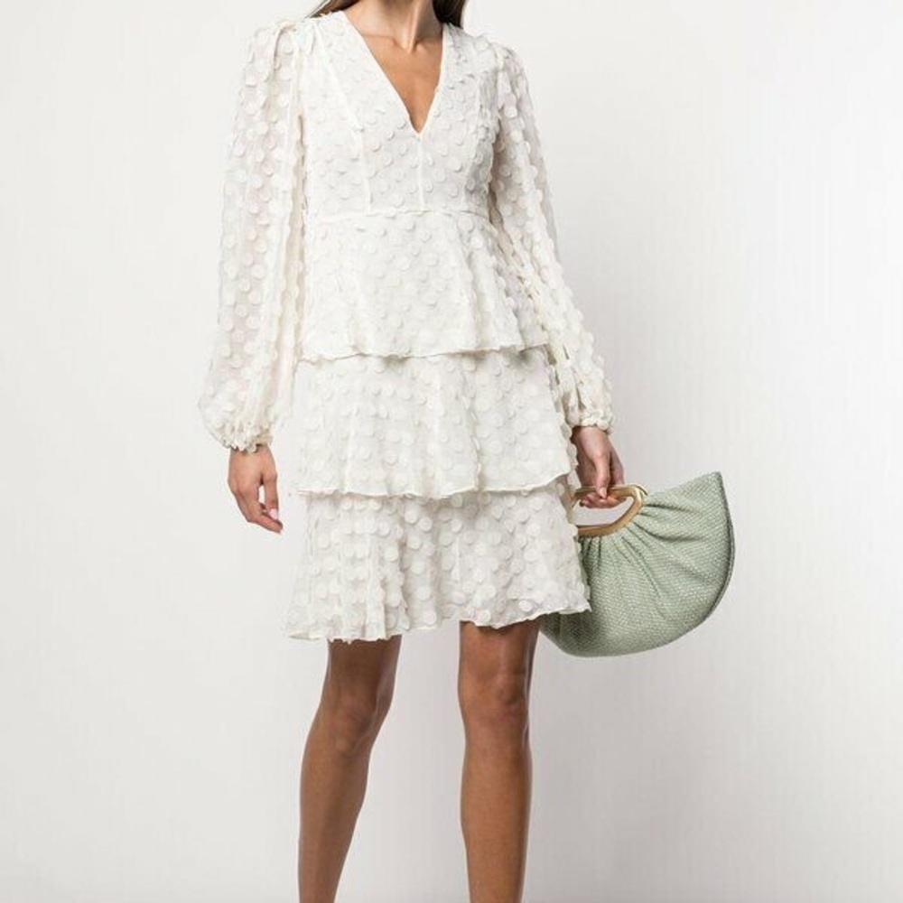 Zimmermann textured for dress ivory